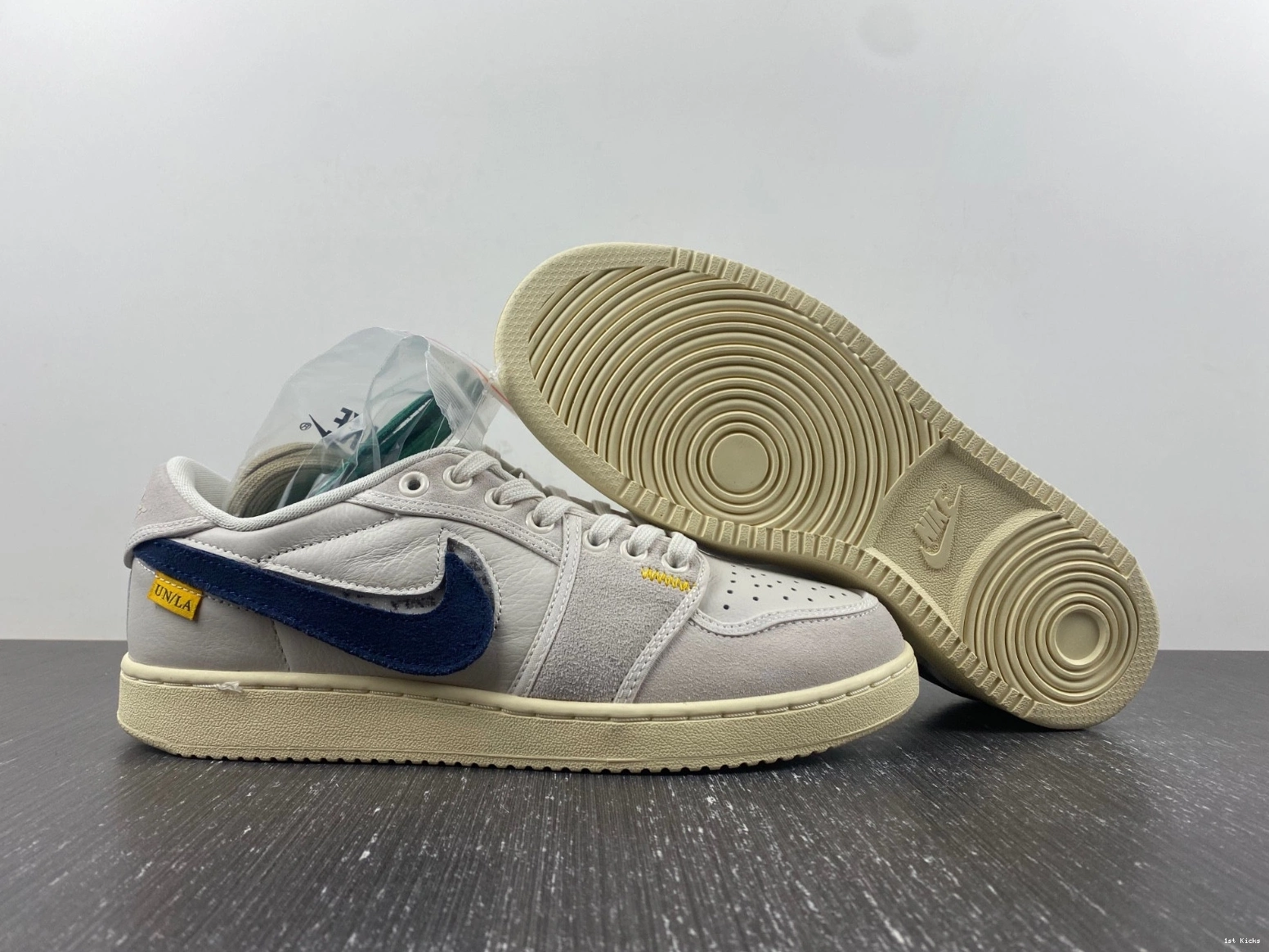 Union AJKO 1 Leather Retro Jordan Sail DZ4864-100 Low SP 0217